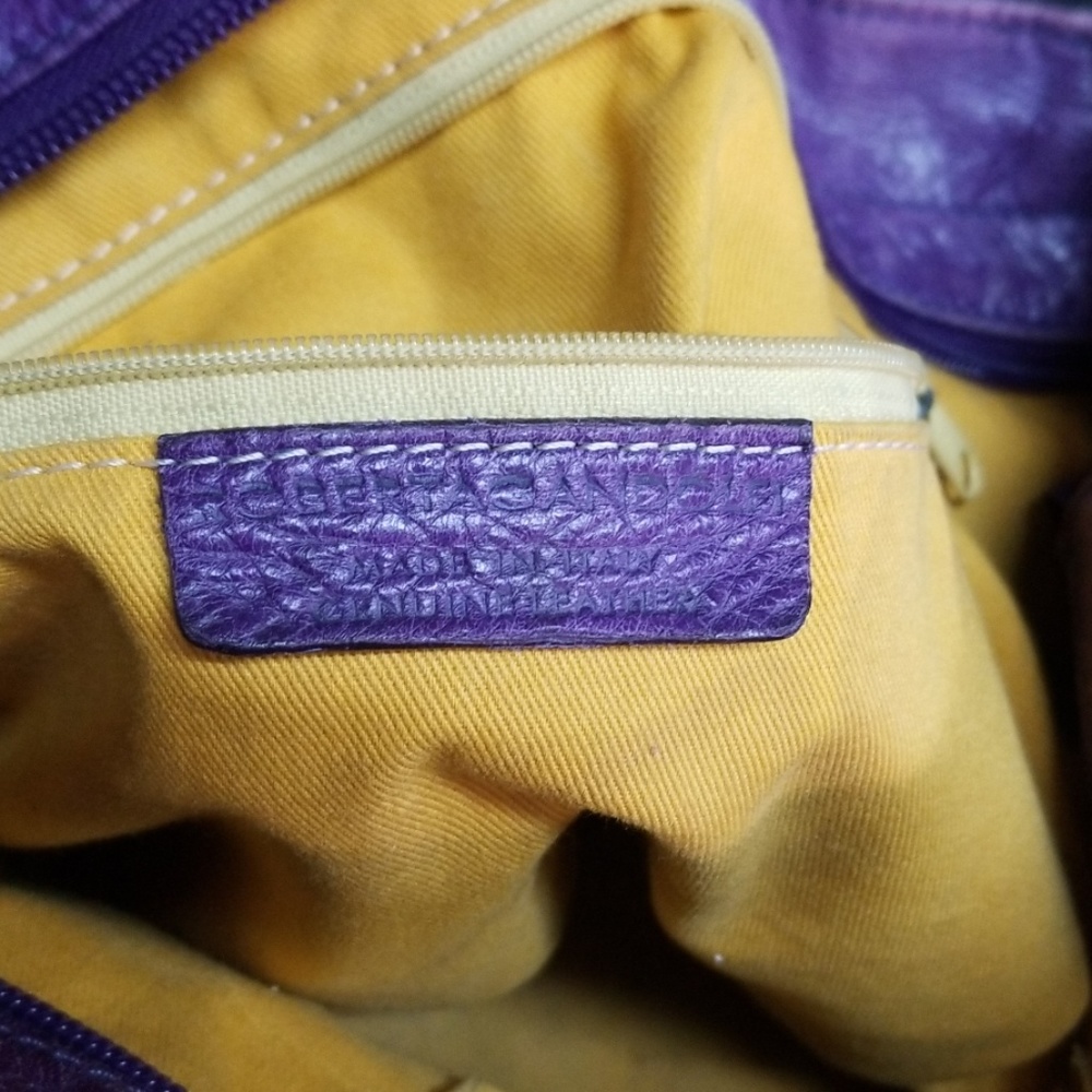 Roberta Gandolfi Italian Leather Handbag View 5